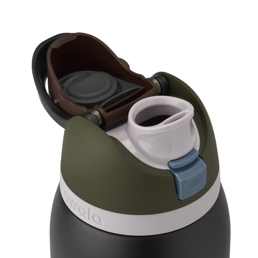 Owala FreeSip Stainless Steel Water Bottle 40oz | Canyon Falcon - Image 2