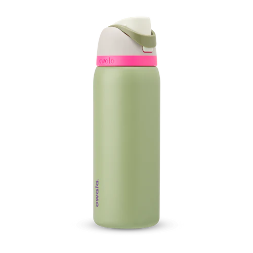 Owala FreeSip Water Bottle Stainless Steel 32oz | Neo Sage